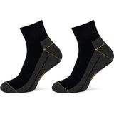 Stapp korte werksokken Coolmax Quarter - 2 paar - Sokken heren 47-50 - Sokken heren - Zwarte sokken