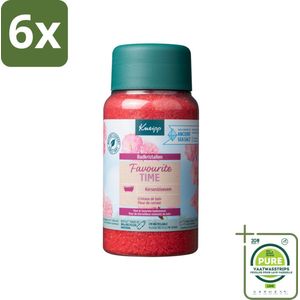 Kneipp - Badzout - Favourite Time - Kersenbloesem - 600 g - Voordeelverpakking - 6 stuks - Badzout - Kersenbloesem