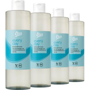 Etos Shampoo voordeelverpakking - iedere dag - Vegan - 4 x 500 ml
