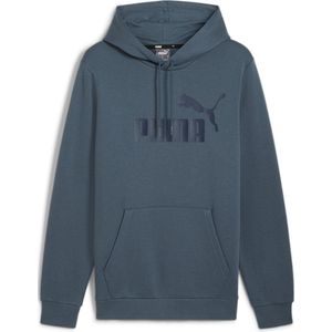 PUMA ESS Big Logo Hoodie FL (s) Heren Trui - Gray Skies - Maat M