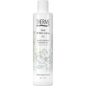 Therme - Moisturising Zen White Lotus - Doucheolie - Hydraterend - Verzorgend - 250ml - 1 stuk