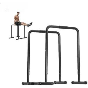 VEVOR dip bar 440/500lbs capaciteit - parallettes - dip bars - push up bar - dip station - heavy duty dip stand station met verstelbare hoogte - fitness workout dip bar station stabilisator