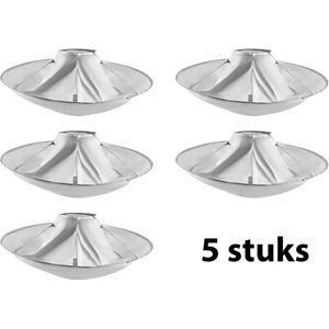 Knipkraag - kapperskraag - opvangen haar - instelbaar - set van 5 stuks