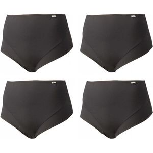 Avet 4-pack: Maxi Slip Zwart
