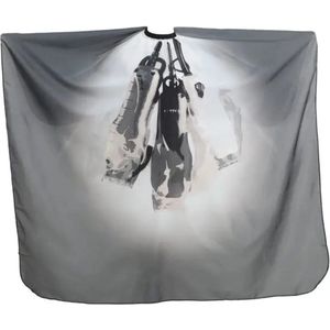 Livano Baardschort - Beard Bib - Scheerschort - Baard Cape - Kappersmantel - Kapmantel - Tondeuse