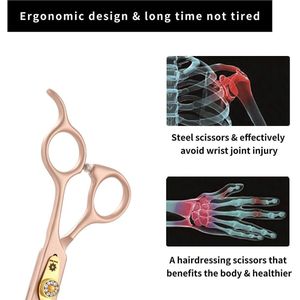 Schaar professionele huisdier verzorging chunker schaar - 440C Japans staal - hond kat huisdieren - 7 inch streng dunner snijschaar.