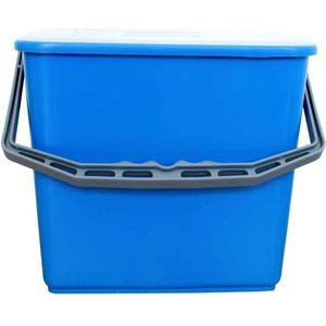 Kunststof emmer blauw 17 liter