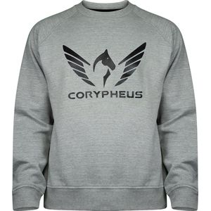Corypheus Grey Melange Men's Crewneck - Large