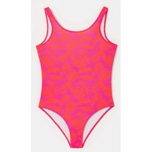 Woody badpak bladeren fuchsia - 251-12-YAA-A/961 - maat L