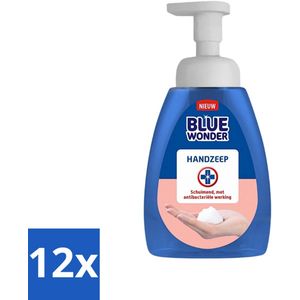 Blue Wonder - Handzeep - Hygiënisch & Verzorgend - 225 ml - Voordeelverpakking - 12 stuks