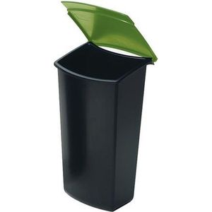 Inzetbakje voor afvalbak HAN Mondo 3 liter zwart / groen
