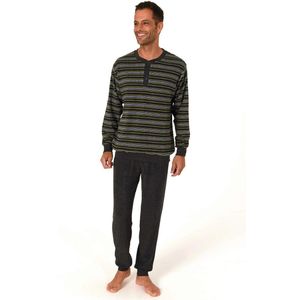 Normann badstof heren pyjama Trend 70259 - Geel - S/48