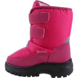 Playshoes snowboots klittenband uni fuchsia