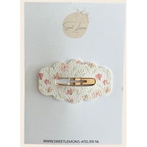 Bubbel Haarspeldjes - Pink Flowers - Klikklak Haarspeldjes - Meisjes Haarspeldjes