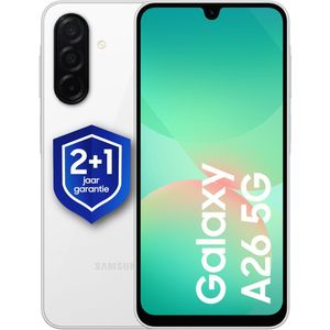 Samsung Galaxy A26 5G - 128GB - White + 1 jaar extra garantie