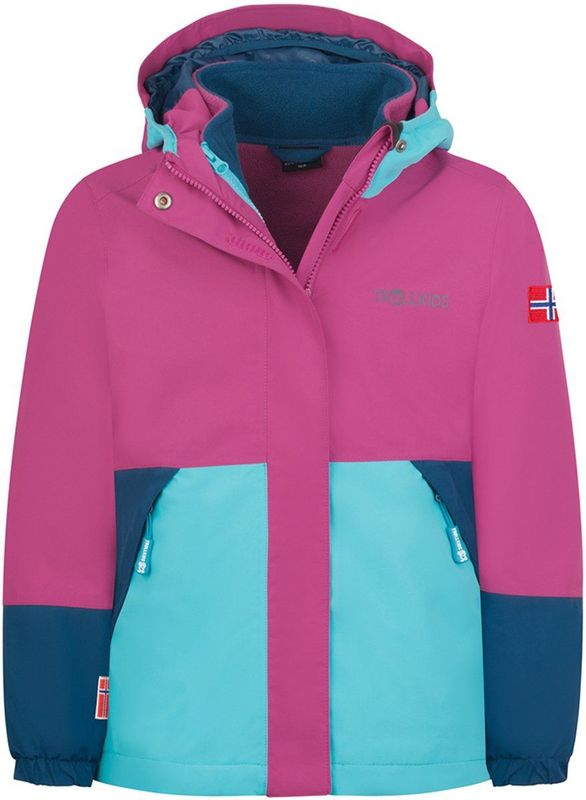 Trollkids - Kjerag - Jas - Roze - 3-in-1 Waterdicht Ademend Jack