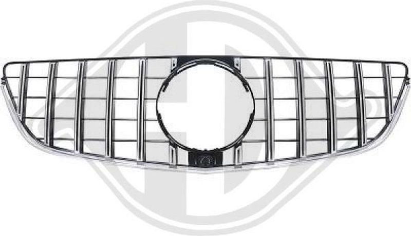 Diederichs - 1627440 - Radiateurgrille Inzet - Chroom/Zwart - HD Tuning