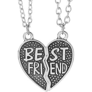 Fako Bijoux® - Vriendschapsketting - BFF Ketting - Harten - Best Friend