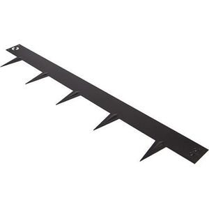 Multi-Edge kantopsluiting Zwart Gecoat 100x17,5 cm - per 8 stuks