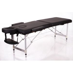 RESTPRO opvouwbare massagetafel Aluminium 2 Groot Crème inclusief draagtas met 2 jaar fabrieksgarantie | 192cm x 70cm
