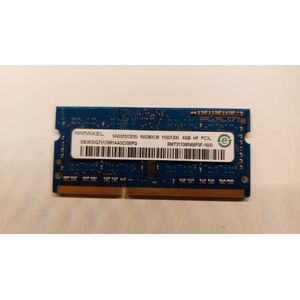 Ramaxel RMT3170MN68F9F-1600 4GB PC3L-12800 DDR3-1600MHz non-ECC Unbuffered CL11 204-Pin SoDimm 1.35V Low Voltage