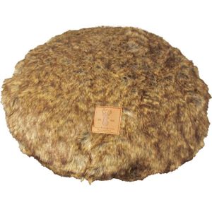 Boony Est. 1941 Rotan Ligkussen Rond - Grizzly Brown - Ø 45 cm