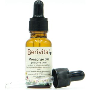 Mongongo Olie Puur 20ml Pipetfles - Manketti Oil - Puur en Koudgeperst - Huid en Haar