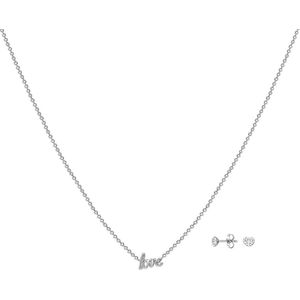 Esprit Outlet Brass - ESSE01031A420 - set : Ketting-Hanger + Oorbellen - Bijoux