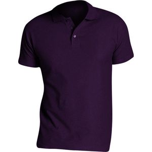 SOLS Heren Zomer II Pique Poloshirt met korte mouwen (Donkerpaars)