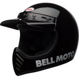 Bell Moto-3 Classic Solid Gloss Black Helmet Full Face 2XL - Maat 2XL - Helm