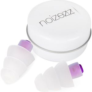 Noizezz - Purple Mild - One size fits all gehoorbescherming met een demping tot 17 dB - Paars - Oordoppen -1 paar