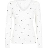 Hunkemöller Pyjama top Pointelle Wit XS