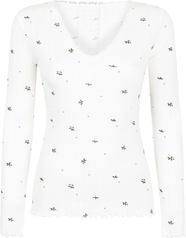 Hunkemöller Pyjama top Pointelle Wit XS