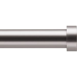 ACAZA Gordijnroede - Gordijnrail - Gordijnroede uitschuifbaar - Gordijnstang van 125-240 cm - Zilver