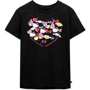 Hello Kitty En Vrienden Ballonnen In Hartvorm Premium T Shirt Kinderen