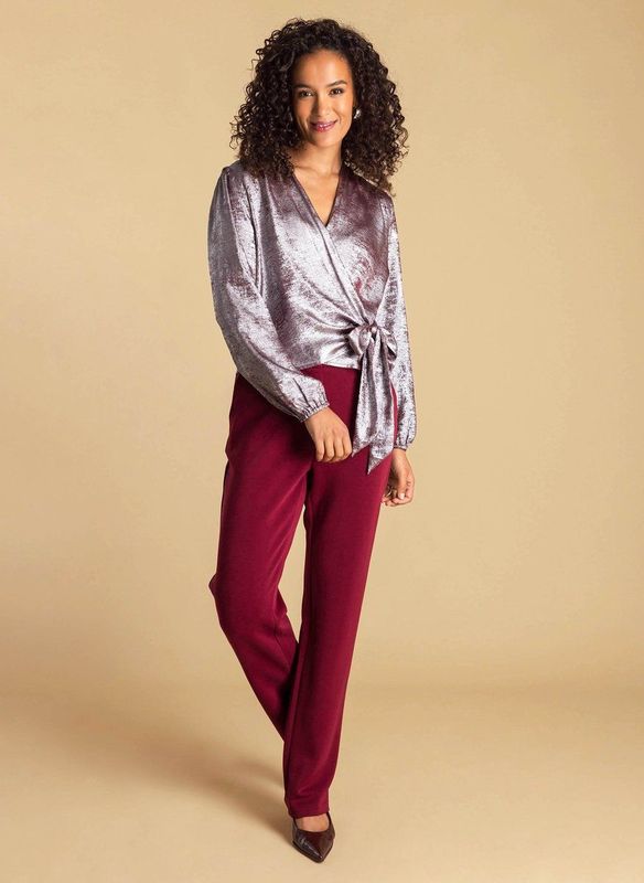 IVY BEAU Alaia Tops - Dark Red - maat 36