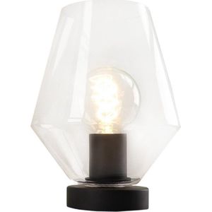 Olucia Gracia - Design Tafellamp - Glas/Metaal - Transparant;Zwart