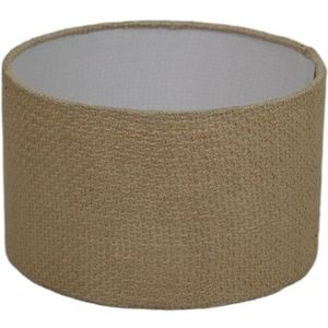 Blake Lampenkap - ø32x32x20 cm - Crème - Jute - lampenkap voor staande lamp, lampenkappen hanglampen, lampenkappen voor tafellampen, lampenkappen, lampekap, lampenkap velours, lampenkap voor tafellamp, lampenkappen landelijk