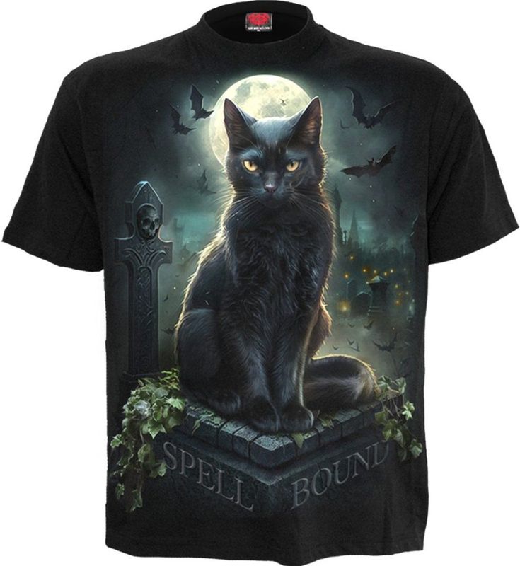 Spiral - Spell Bound - T-shirt - Zwart - Heren