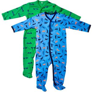Pippi Slaapromper Junior Katoen Groen/blauw Stuks Maat 86