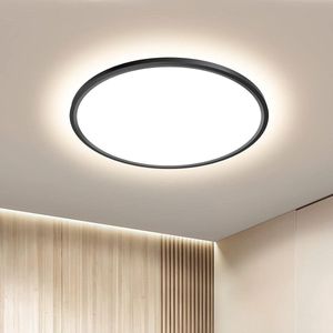 Badkamerlamp Plafond LED 36W Modern Badkamer Rond Licht 3240LM Kroonluchter Licht - Woonkamer Slaapkamer Keuken - IP44 Ø30CM*H2.4CM 4000K Natuurlijk Wit