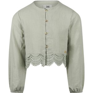 Koko Noko - Blouse - Faded Green - Maat 134