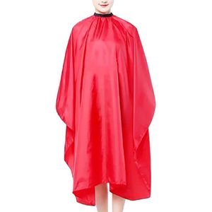 Allecto plus - Kapperscape Rood voor Kapper en Thuisgebruik: haarbescherming, kapmantel