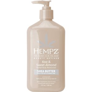 Hempz Original Koa & Sweet Almond Herbal Body Moisturizer 500 ml - Hydraterende Crème - Body Lotion voor Dames en Heren - Hydraterend & Verzachtend - Amandel Vanille