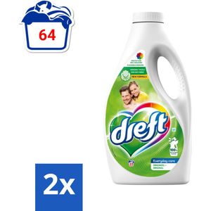 Dreft - Wasmiddel - Vloeibaar wasmiddel - Original - 32wb/1,44L x 2