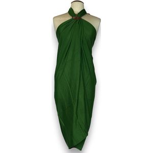 Sarong / pareo - Strandkleding wikkelrok / strandjurk - Groen