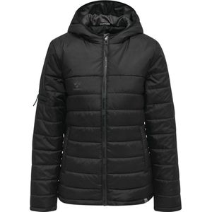 Hummel Damen Jacke Hmlnorth Quilted Hood Jacket Woman Black/Asphalt-XL
