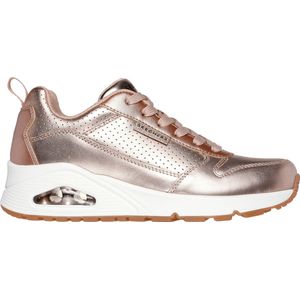 Skechers Uno Metallixs dames sneaker Rose Goud Maat 41