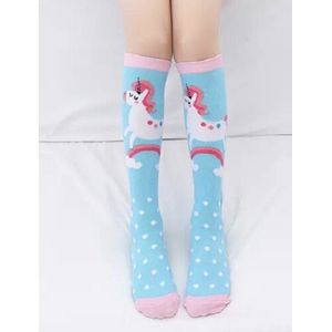 Eenhoorn Kniesokken - Kindersokken - Sokken - Maat 33-36
