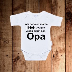Romper Als papa en mama NEE zeggen vraag ik het aan OPA